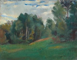 Friedrich Ahlers-Hestermann - Waldlandschaft