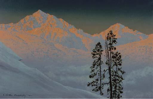 Friedrich Albin Koko-Micoletzky - Dawn In The Alps