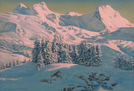 Friedrich Albin Koko-Mikoletzky - New dawn in the Alps