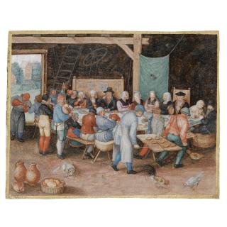 Friedrich Brentel - A Peasant Wedding Feast