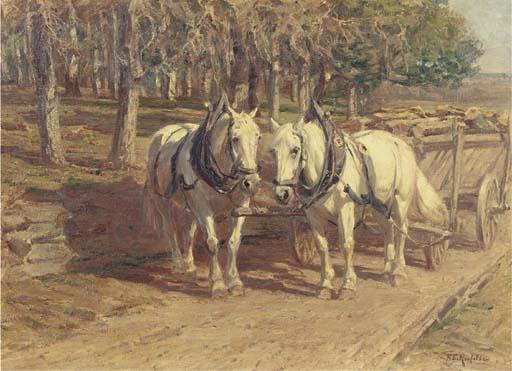 Friedrich Eckenfelder - Workhorses at rest