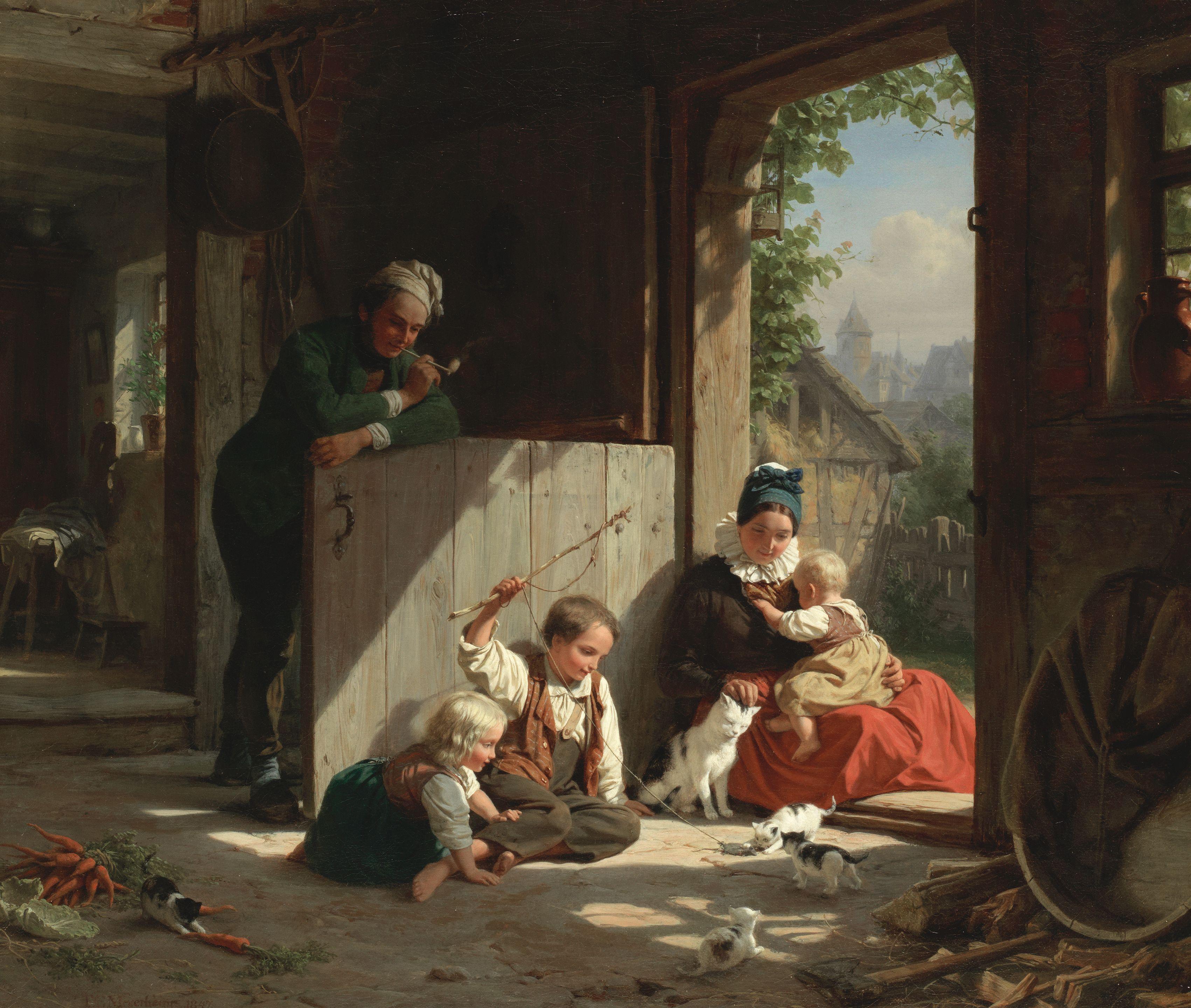 Friedrich Eduard Meyerheim - New playmates