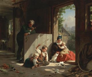 Friedrich Eduard Meyerheim - New playmates