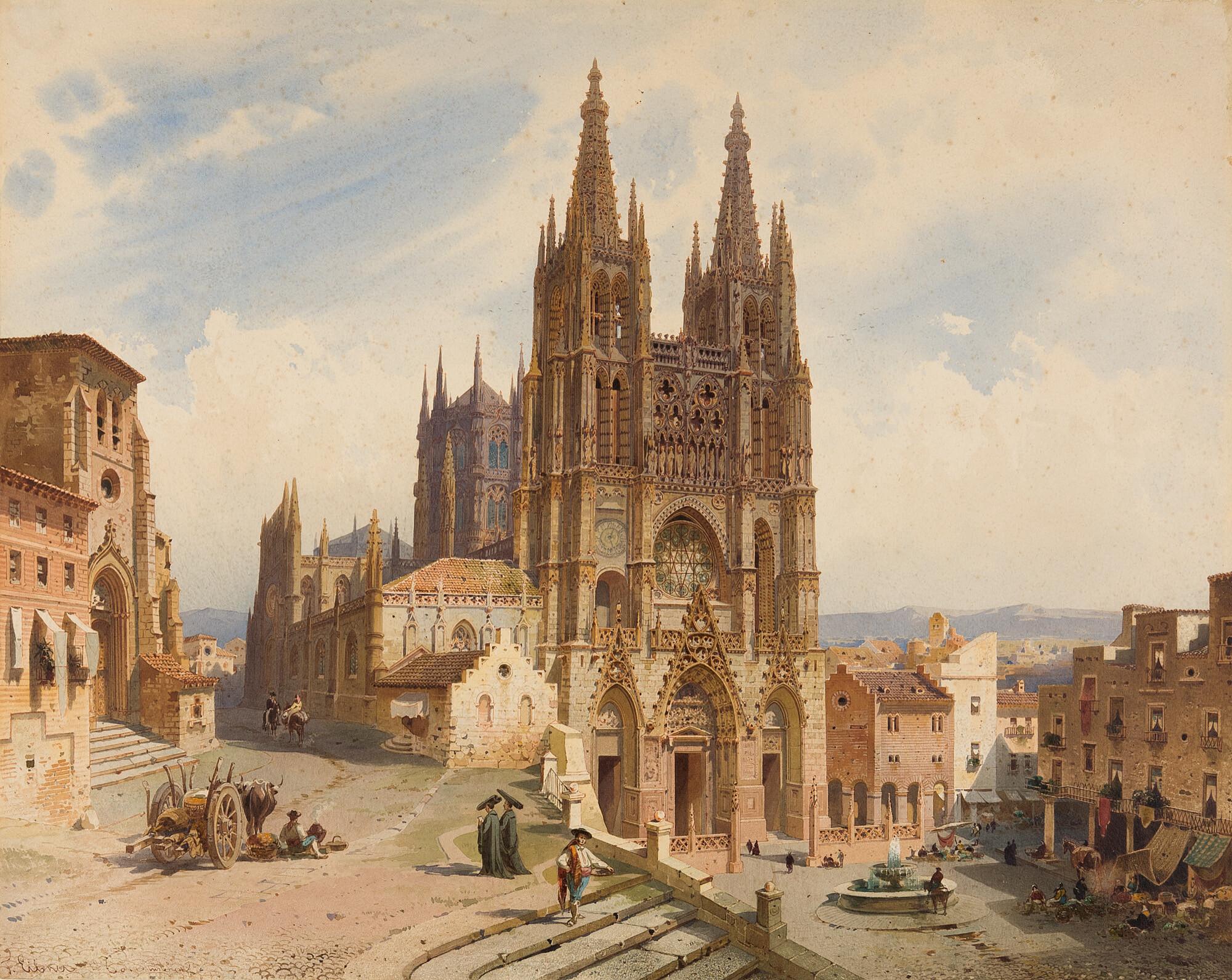 Friedrich Eibner - Die Kathedrale von Burgos.