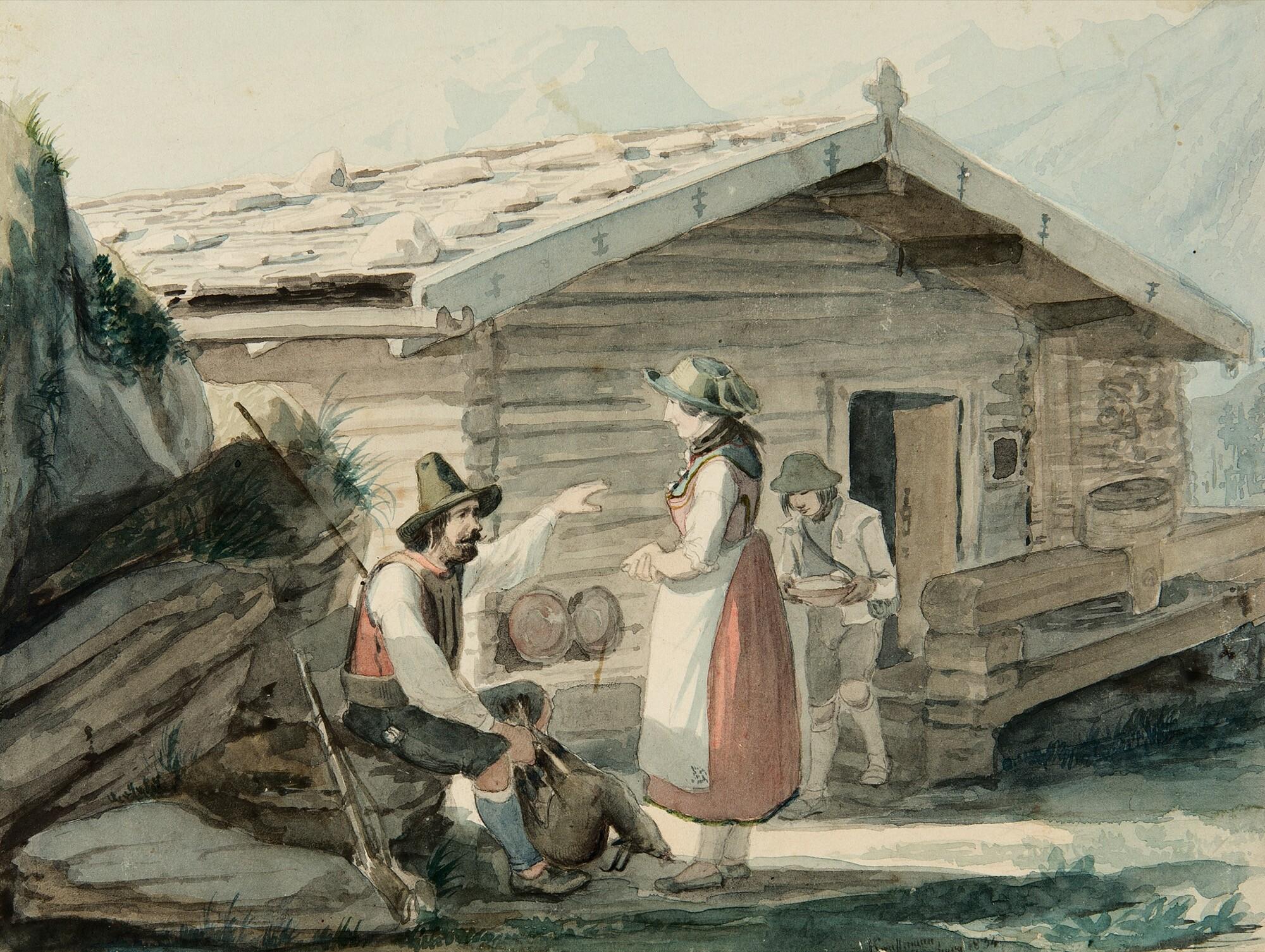 Friedrich Eisenlohr - „Roma dal Monte Mario“.