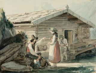 Friedrich Eisenlohr - „Roma dal Monte Mario“.