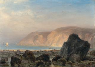 Friedrich Ernst Morgenstern - „Englische Küste bei North-Devonshire“