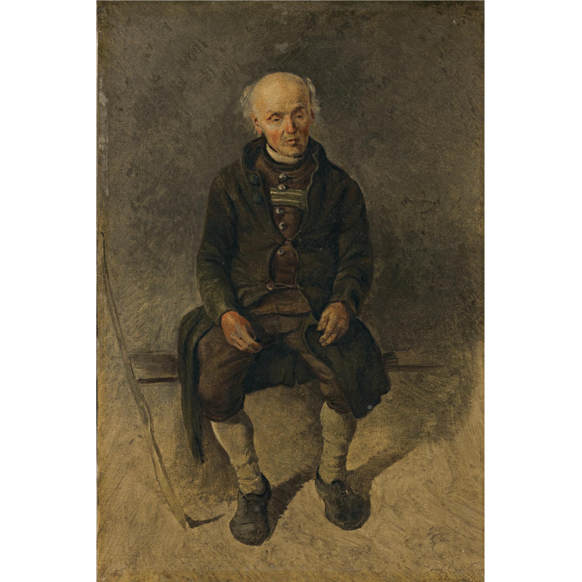 Friedrich Gauermann - Austrian bauer Aus Zell Am See (Farmer From Zell Am See)