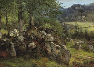 Friedrich Gauermann - Landschaft Bei Miesenbach