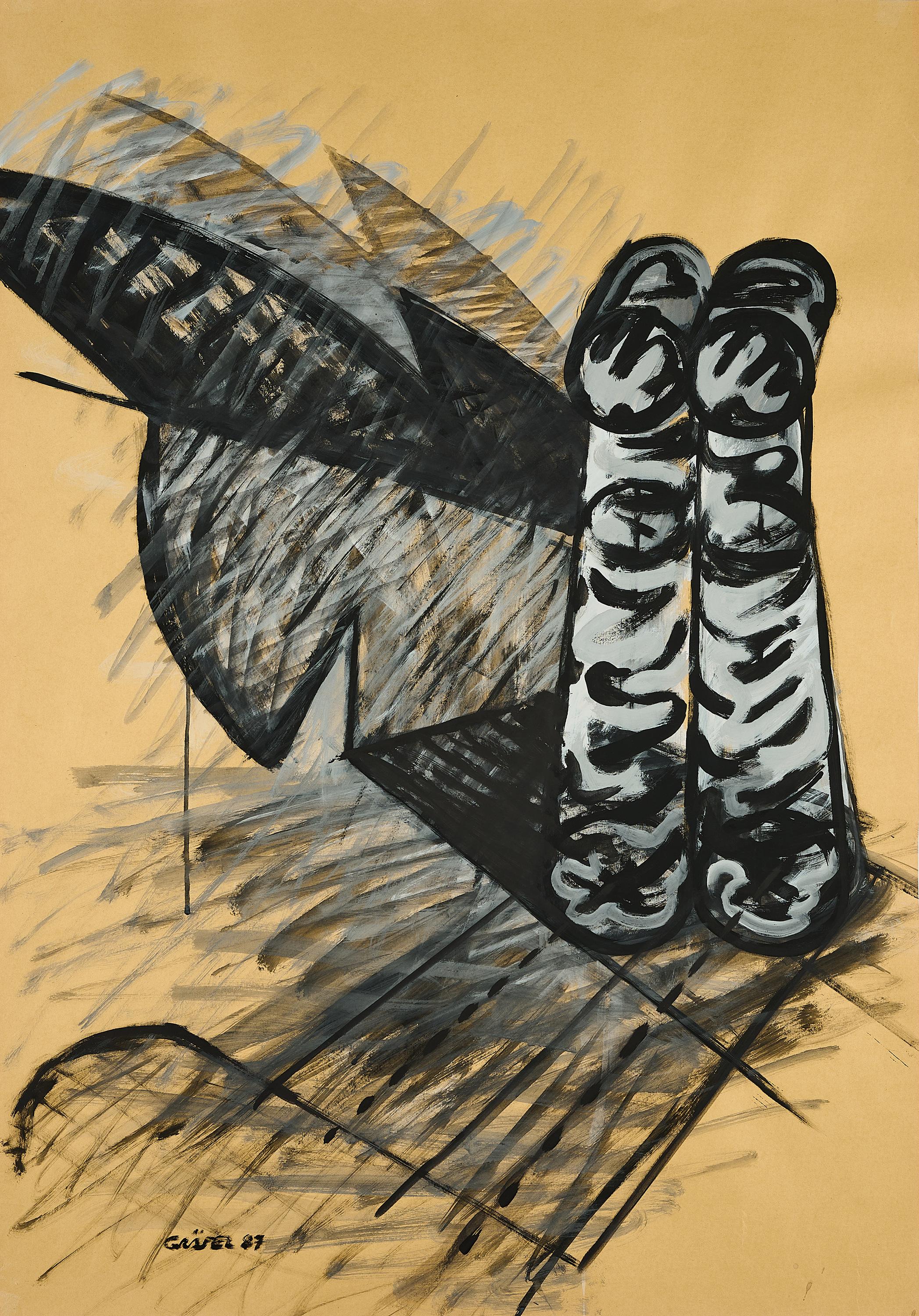 Friedrich Gräsel - Doppelform mit Schatten.