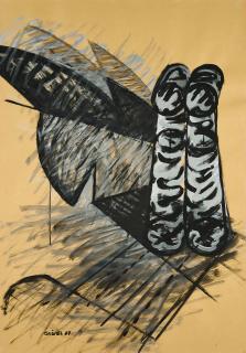 Friedrich Gräsel - Doppelform mit Schatten.