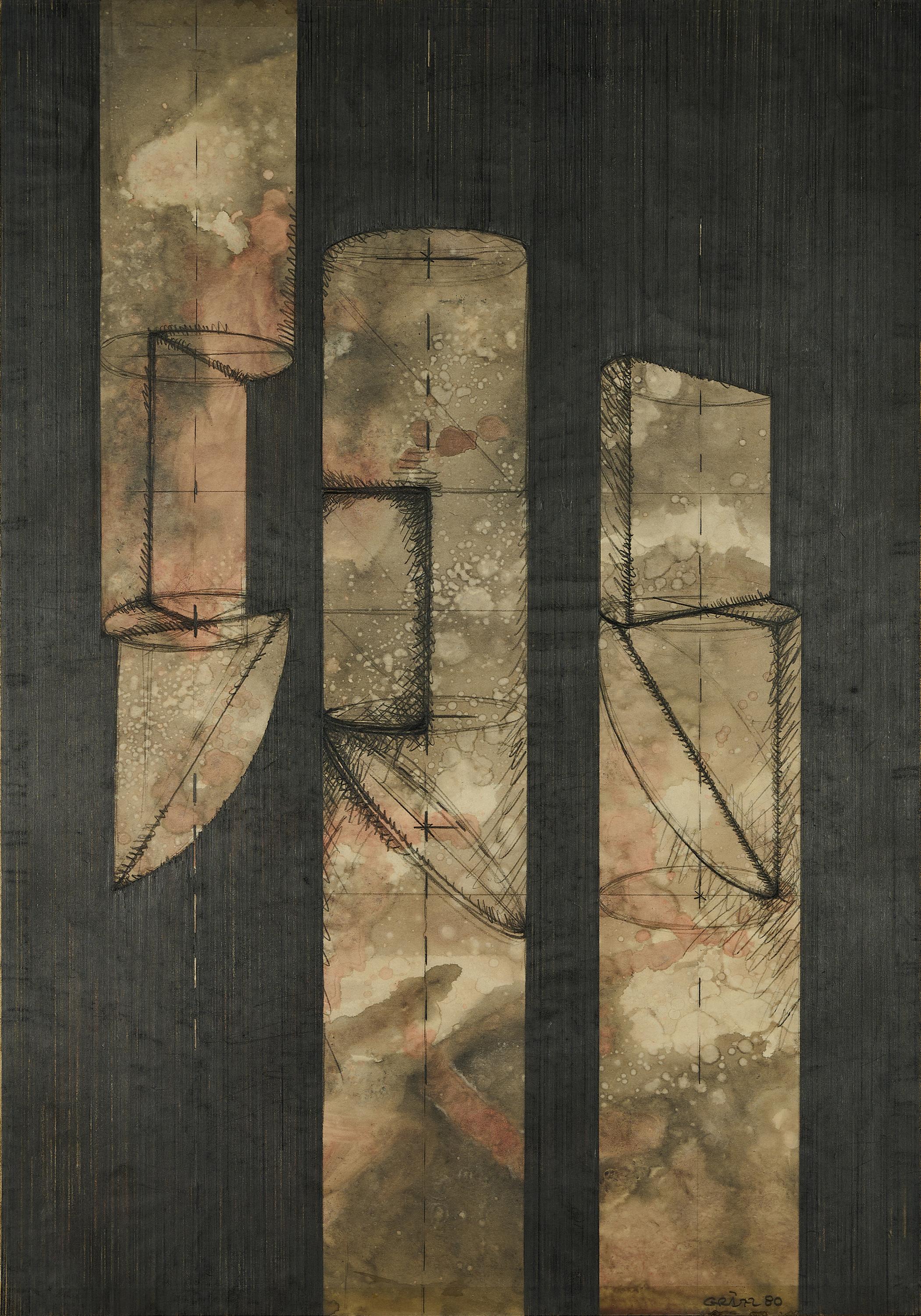 Friedrich Gräsel - Ohne Titel (San Gimignano).