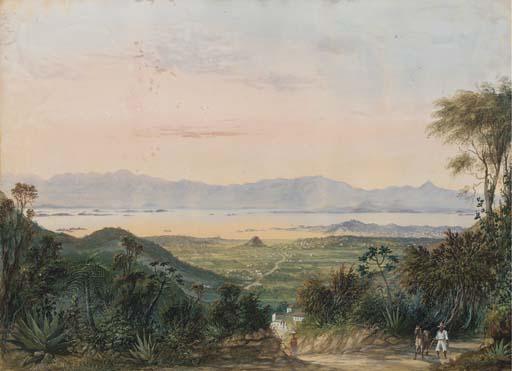 Friedrich Hagedorn - Panoramic view of the Bay of Rio de Janeiro