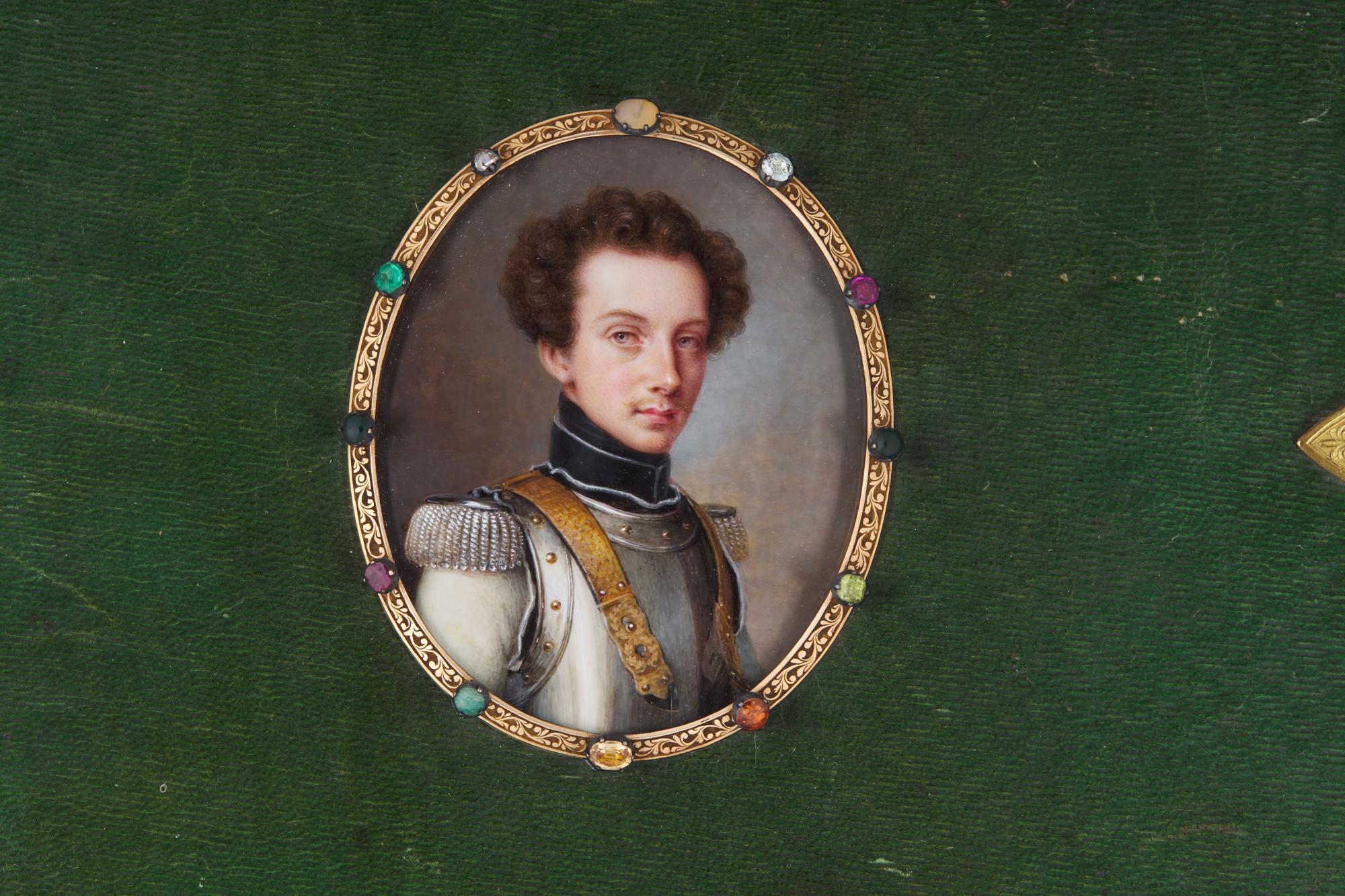 Friedrich Jakob Hill - Portrait of Friedrich, Prince of Prussa (1794-1863), circa 1820