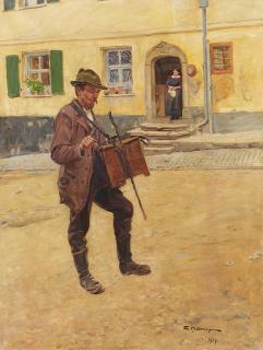 Friedrich Kallmorgen - Drehorgelspieler