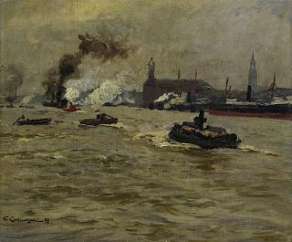 Friedrich Kallmorgen - Hamburger Hafen