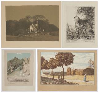 Friedrich Kallmorgen - Konvolut aus 4 Druckgraphiken: \