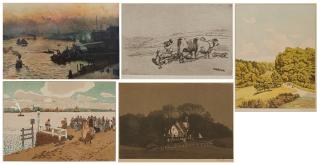 Friedrich Kallmorgen - Konvolut aus 5 Drucken: \