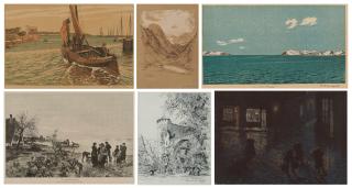 Friedrich Kallmorgen - Konvolut aus 6 Drucken: \