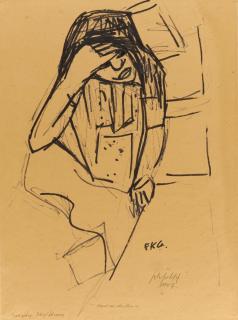 Friedrich Karl Gotsch - »Hand an der Stirn«.