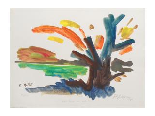 Friedrich Karl Gotsch - Kahler Baum am Ufer