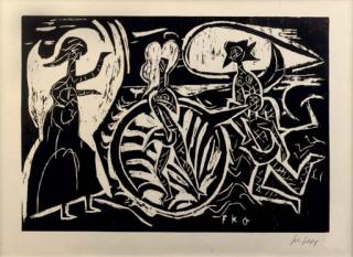 Friedrich Karl Gotsch - Variation über Boticellis Venus