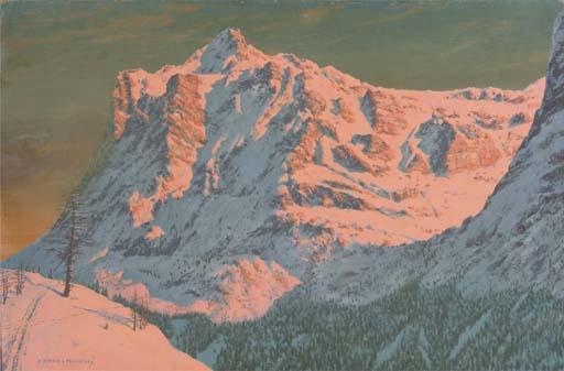 Friedrich Koko-Micoletzky - Der Matterhorn Bei Grindelwald, Switzerland