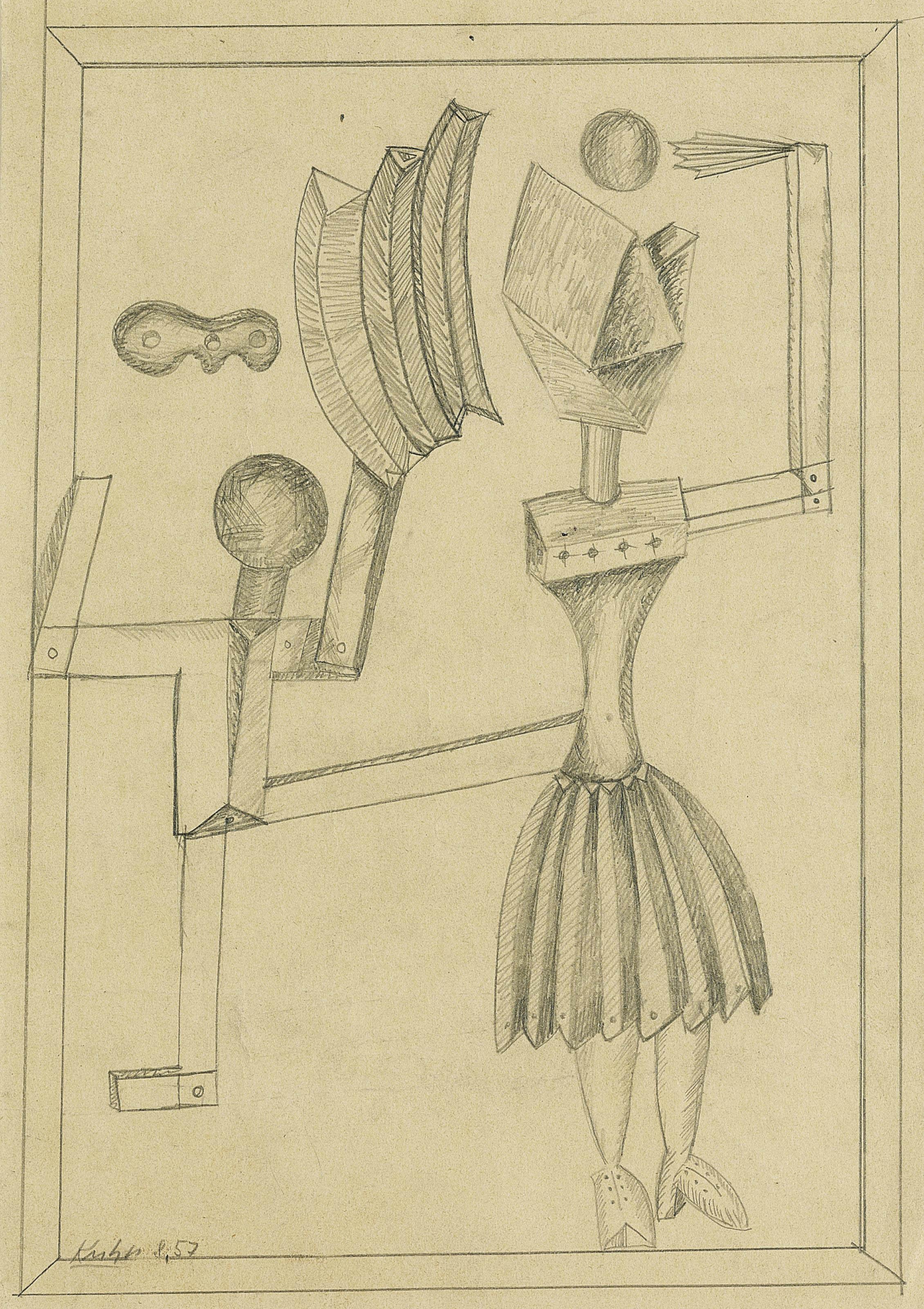 Friedrich Kuhn - Ohne Titel, 1957