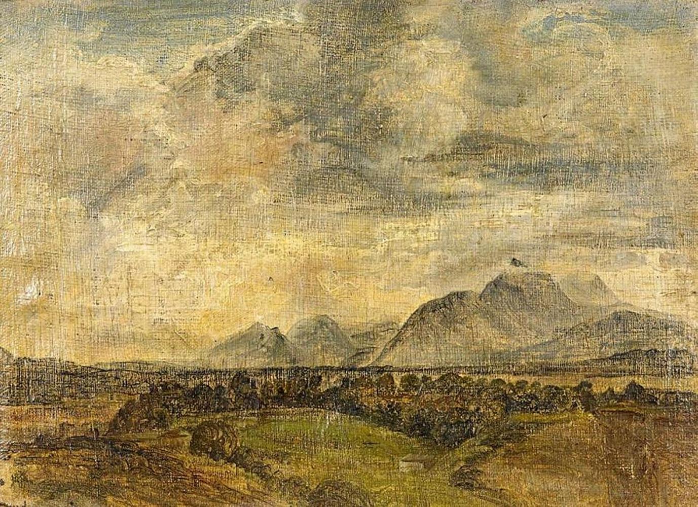 Friedrich Loos - Bewölkter Himmel