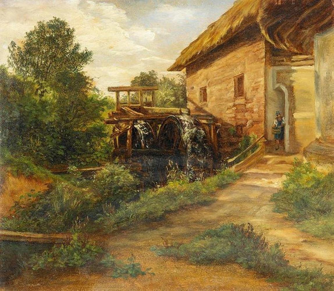 Friedrich Loos - Die Wassermühle