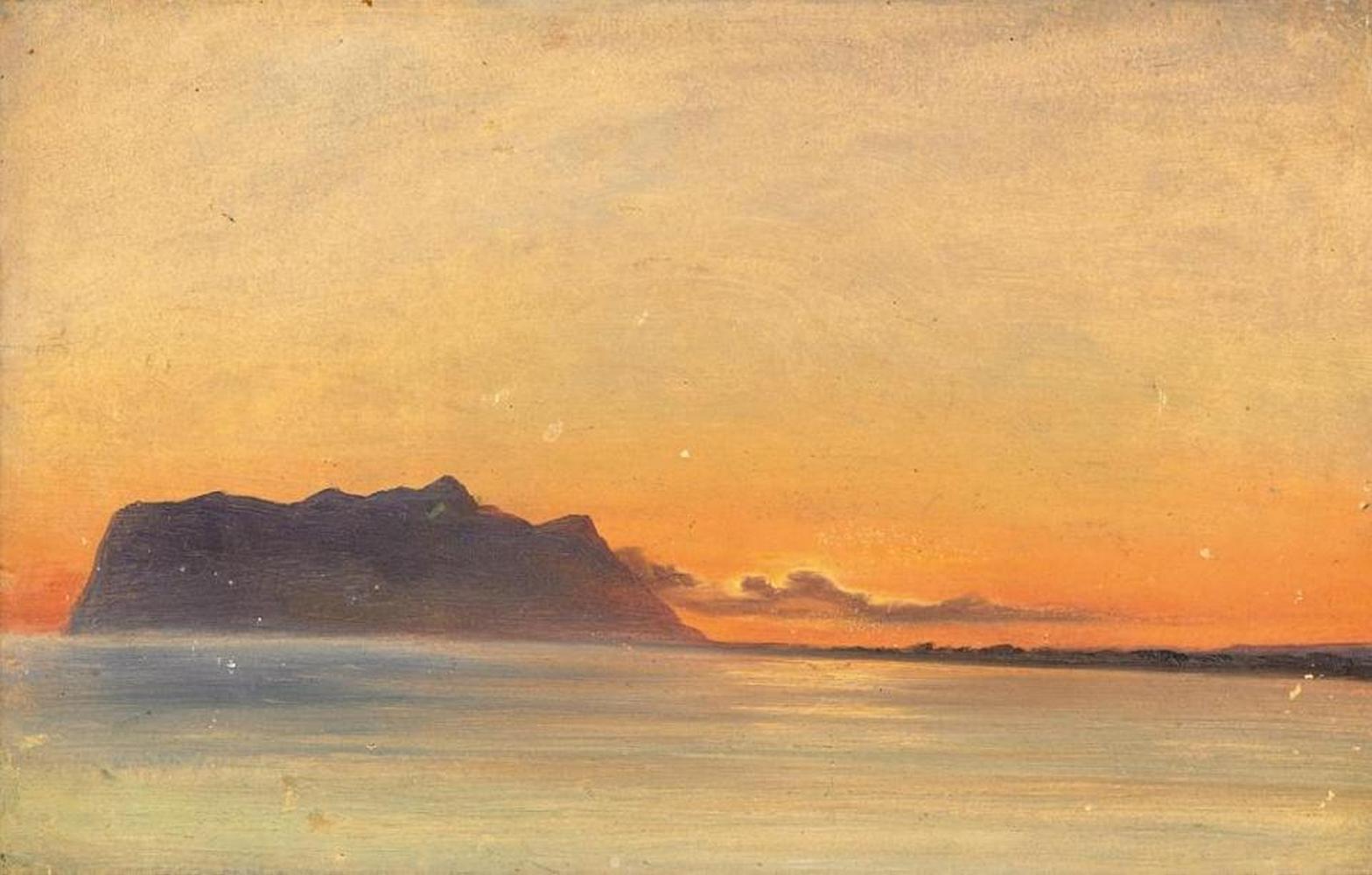 Friedrich Loos - Sonnenuntergang am Meer