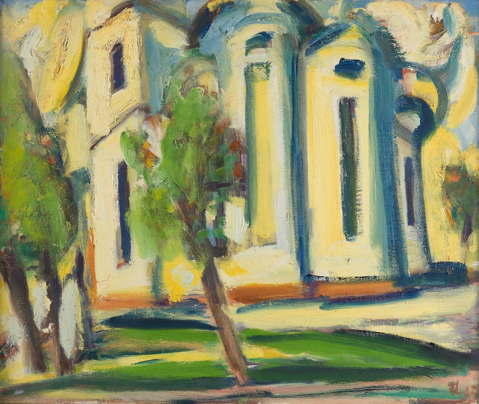 Friedrich Ludwig - Kirche im Gebirge I.