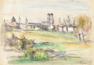 Friedrich Ludwig - Stadtansicht von München