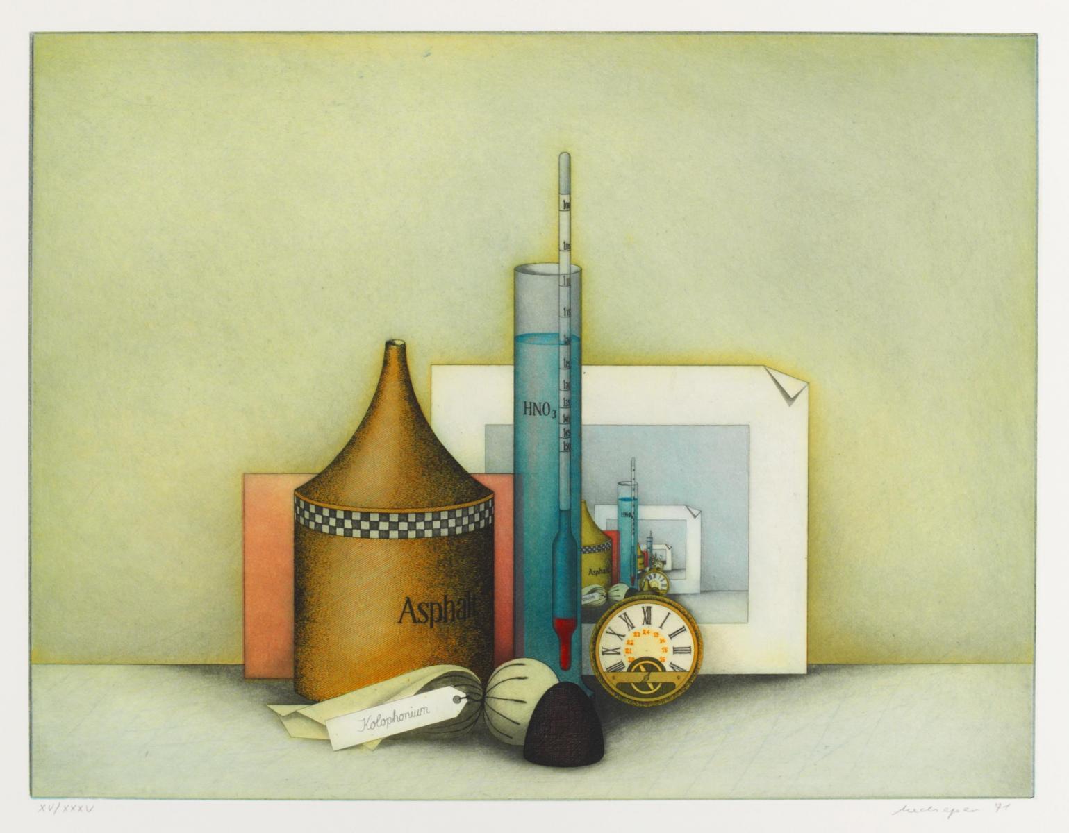 Friedrich Meckseper - Eine Radierung