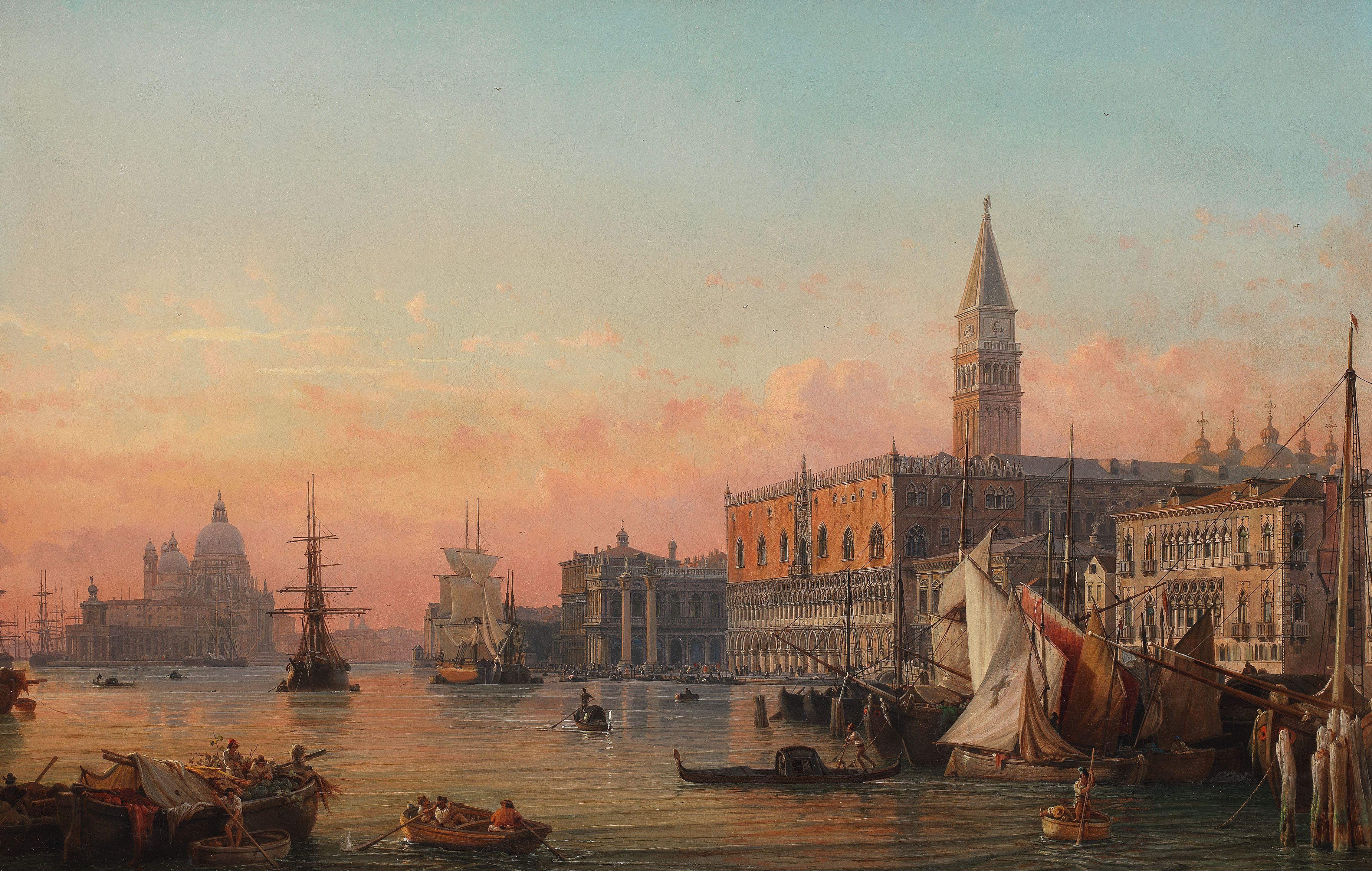 Friedrich Nerly - Bacino di San Marco, Venice