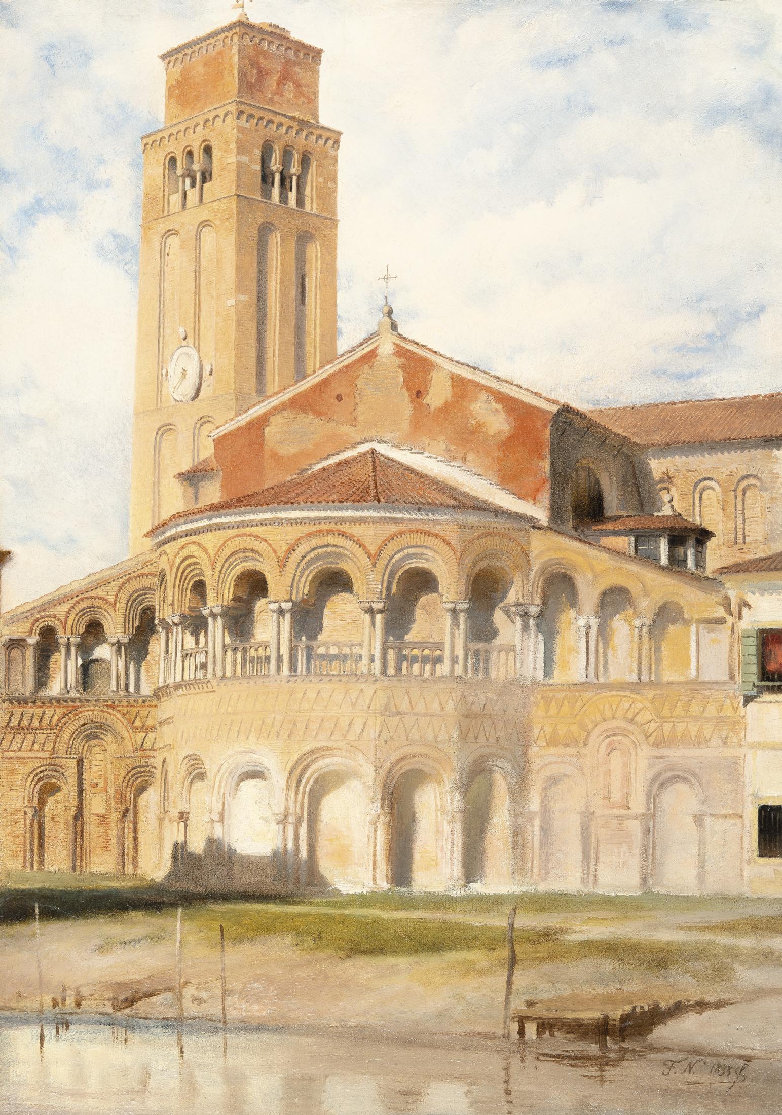 Friedrich Nerly - Basilica di Santi Maria e Donato auf der Insel Murano