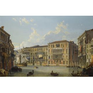Friedrich Nerly - German Der Palazzo Foscari Am Canale Grande, Venedig (The Palazzo Foscari On The Grand Canal, Venice)
