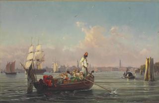 Friedrich Nerly - In The Lagoon, Venice