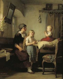 Friedrich Ortlieb - Harmonious family