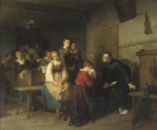 Friedrich Ortlieb - Sunday school