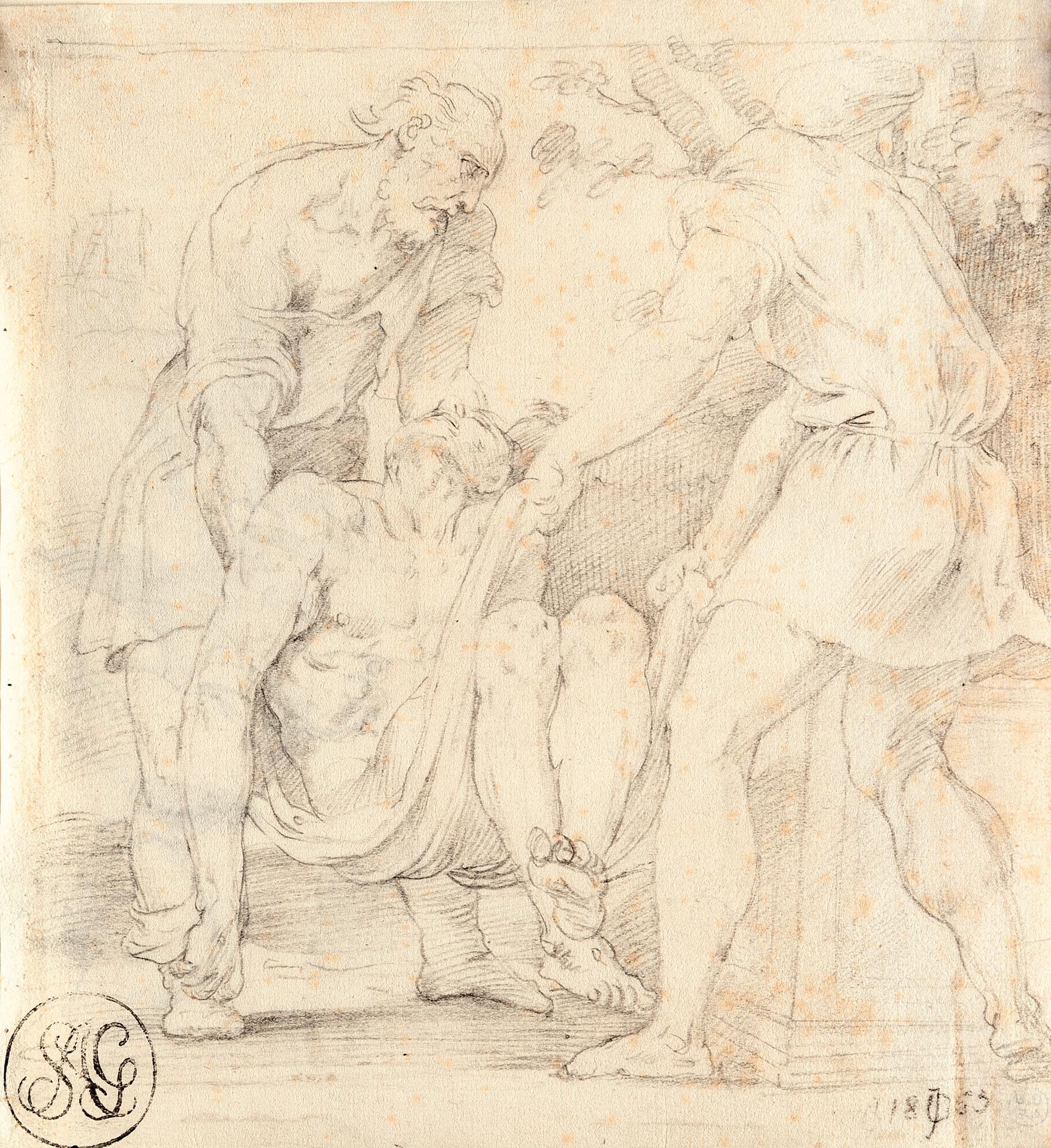 Friedrich Overbeck - Die Grablegung Christi.