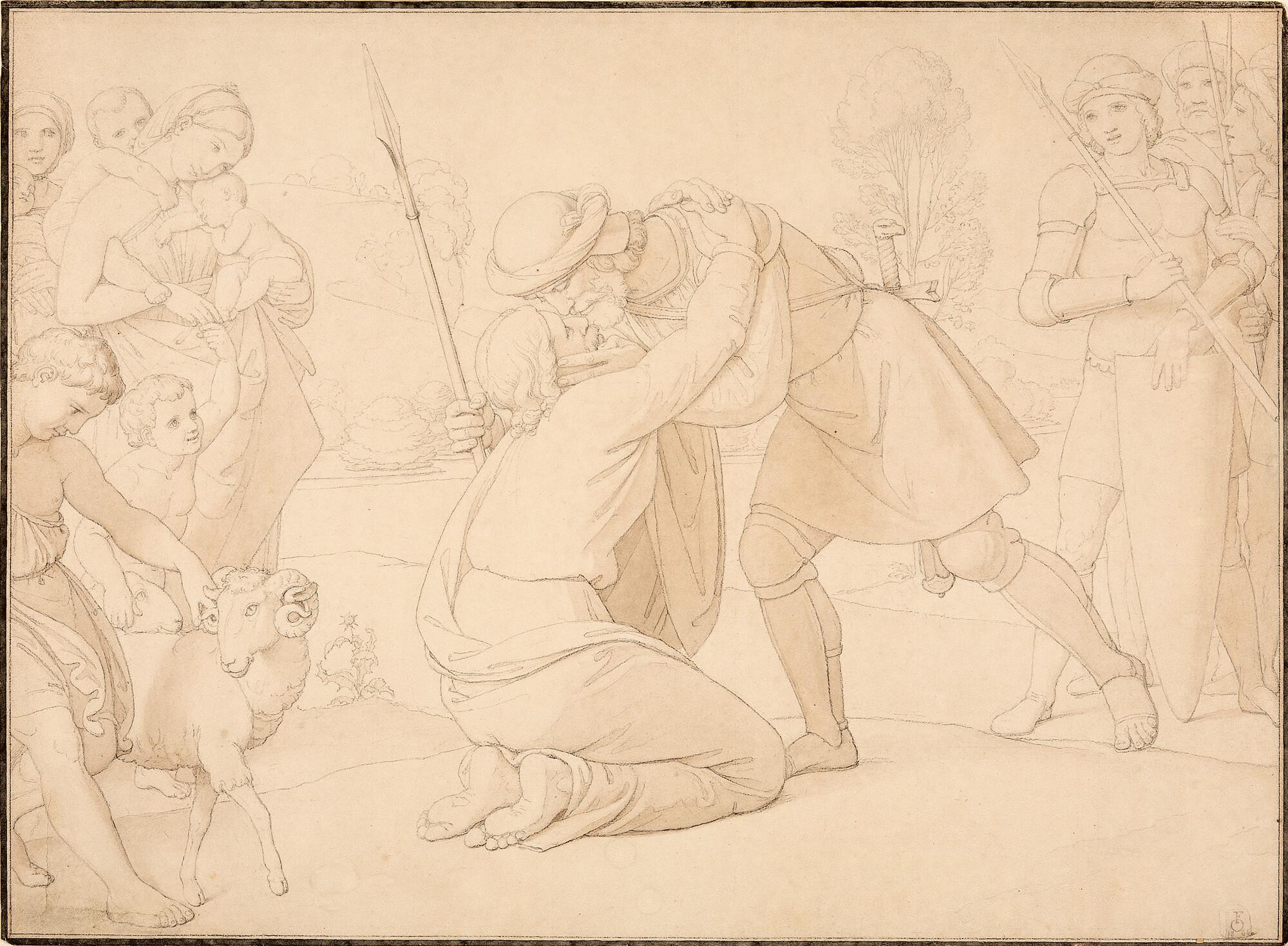 Friedrich Overbeck - Versöhnung Esaus und Jakobs.