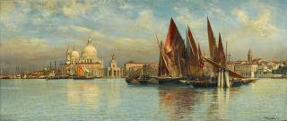 Friedrich Paul Nerly - Veduta di Venezia