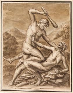 Friedrich Preller d. J. - Aufgehender Mond im Gebirge.