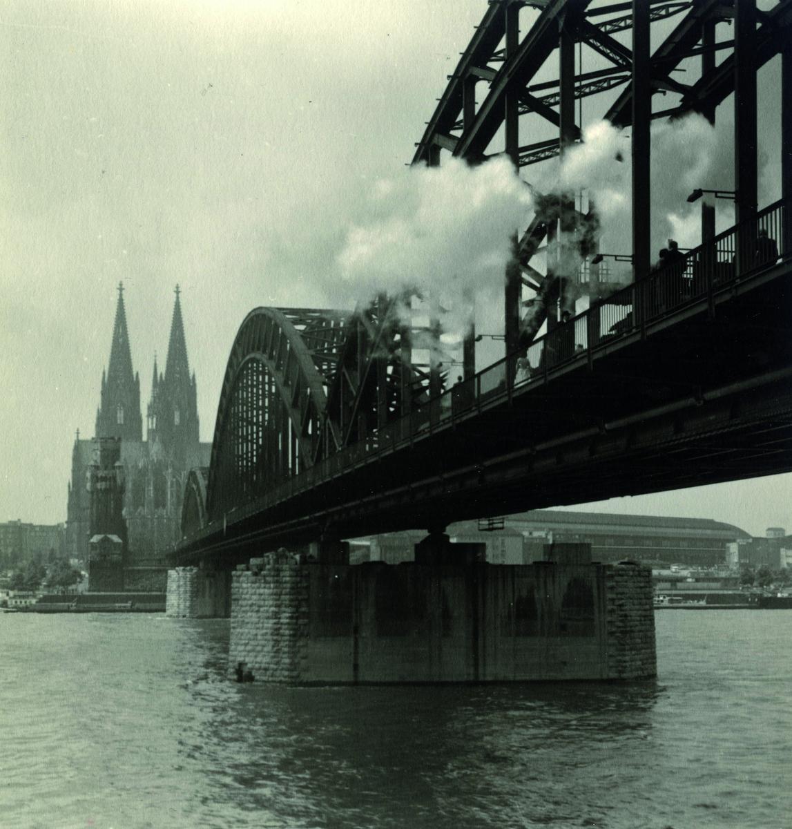 Friedrich Schmieding - Kölner Dom mit Hohenzollernbrücke