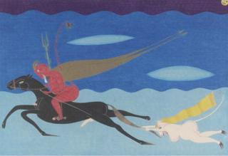 Friedrich Schröder-Sonnenstern - Die Flucht vor dem Weibe - The flight from the wife