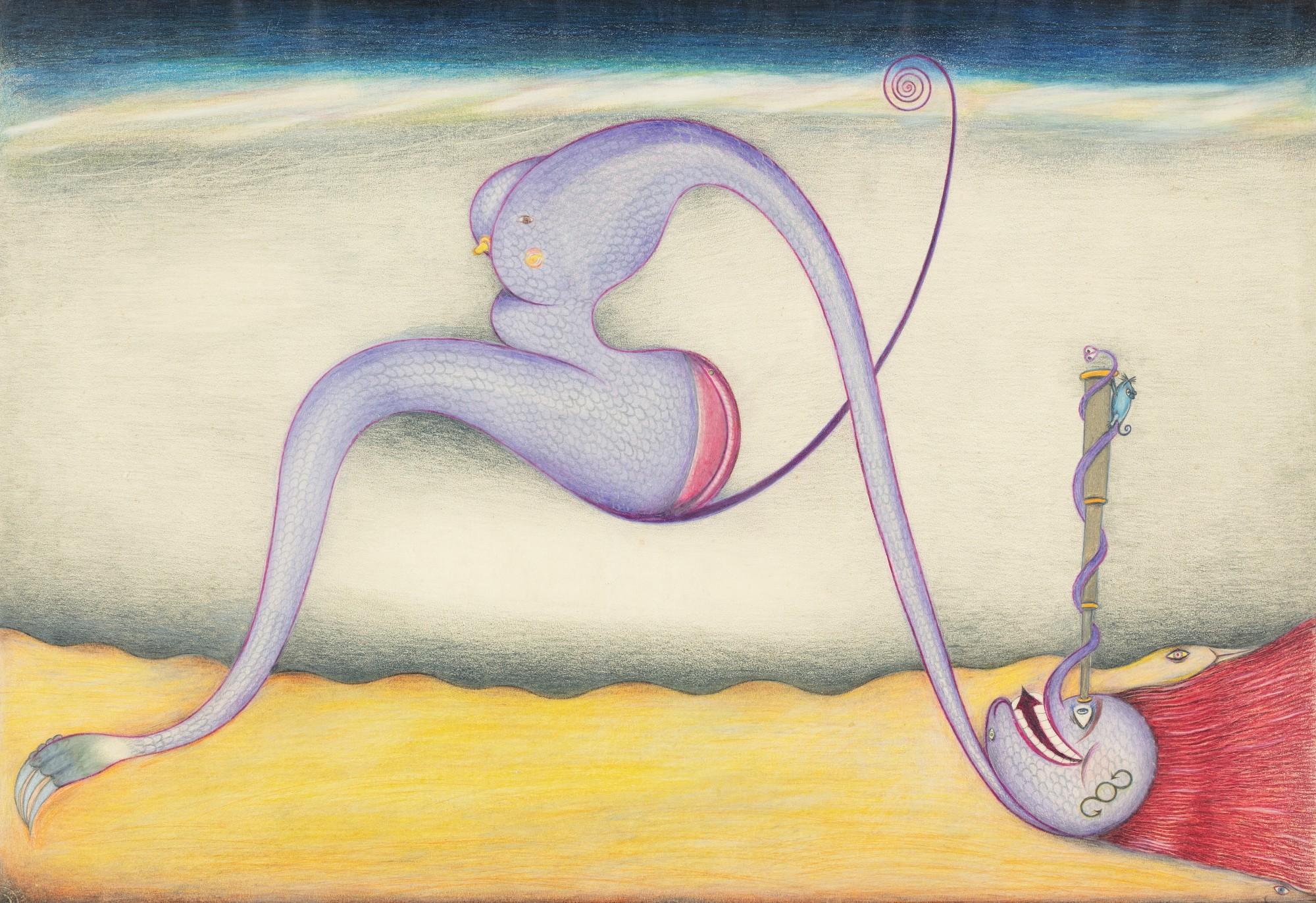 Friedrich Schröder-Sonnenstern - Spuckelinchen, Die Fernsen Und Stehkünstlerin