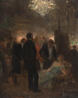 Friedrich Stahl - Abendgesellschaft im Festsaal