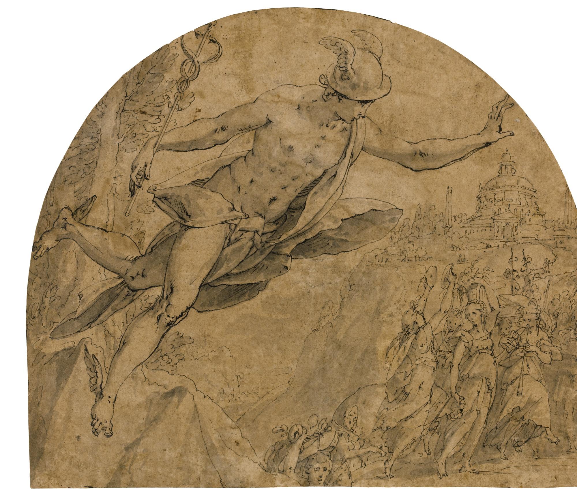 Friedrich Sustris - Mercury Catching Sight Of Herse