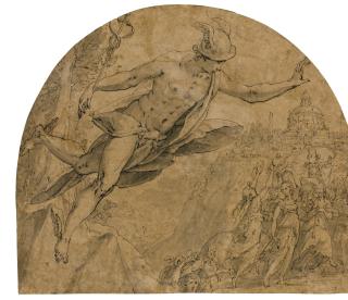 Friedrich Sustris - Mercury Catching Sight Of Herse